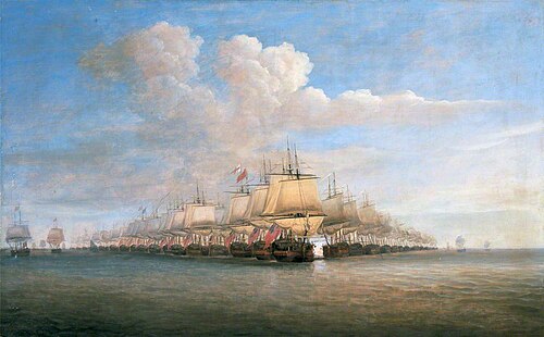 The Action off Porto-Novo, 1782, Dominique Serres