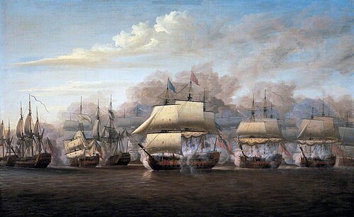 The Action off Providien, 1782, Dominique Serres