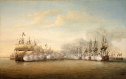 Battle of Negapatam, 6 July 1782, 1786, Dominique Serres