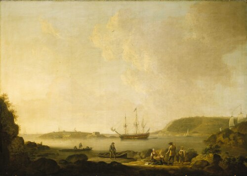 Drake's Island, Plymouth, 1773, Dominique Serres
