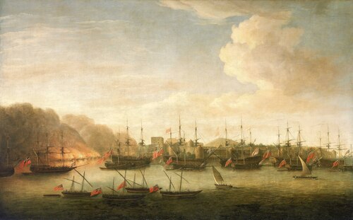 The Capture of Geriah, February 1756, 1771, Dominique Serres