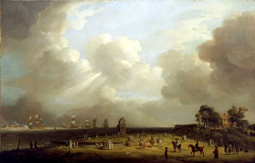 Princess Charlotte Arriving at Harwich, September 1761, 1763, Dominique Serres