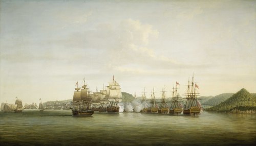 Barrington's Action at St Lucia, 15 December 1778, 1780, Dominique Serres