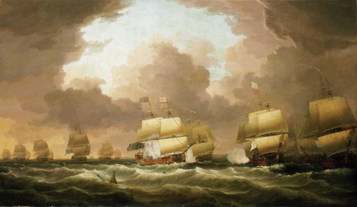 The Battle of Quiberon Bay, 20 November 1759, 1779, Dominique Serres