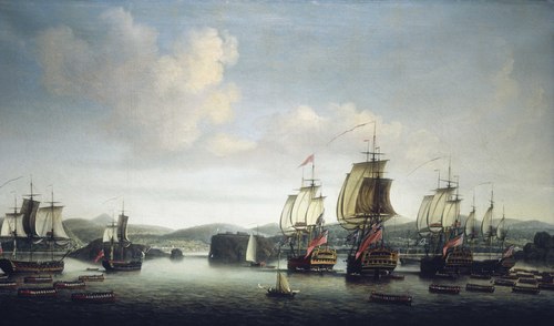 The Capture of Saint Lucia, 26 February 1762, 1772, Dominique Serres