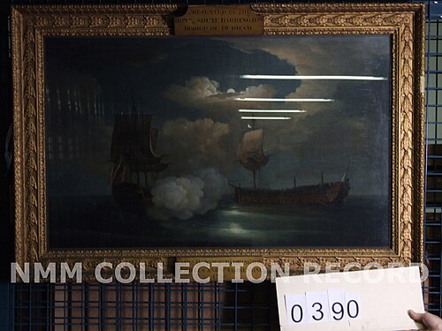 The Capture of the Comte de St Florentine by HMS Achilles, 4 April 1759, , Dominique Serres