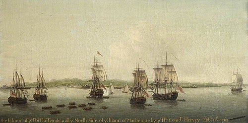 The Capture of Martinique, 11th February 1762, 1766, Dominique Serres