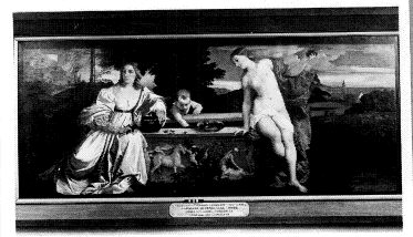 Religieuze en profane liefde, 1885, Jan Dunselman