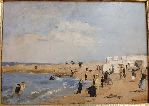 Marinha. Póvoa do Varzim. Impressão, 1900, João Marques de Oliveira