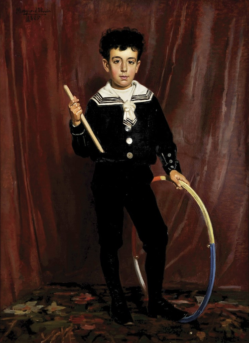Menino com arco, 1885, João Marques de Oliveira