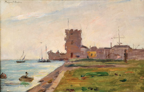 A Torre de Belém, 1900, João Marques de Oliveira