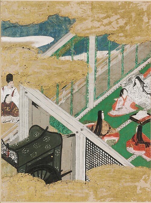 Wisps of Cloud (Usugumo), Illustration to Chapter 19 of the Tale of Genji (Genji monogatari), , Tosa Mitsunobu