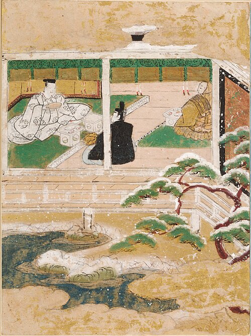 The Seer (Maboroshi), Illustration to Chapter 41 of the Tale of Genji (Genji monogatari), , Tosa Mitsunobu