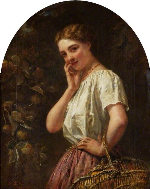 La valenciana (A Girl of Valencia), 1862, Edwin Long