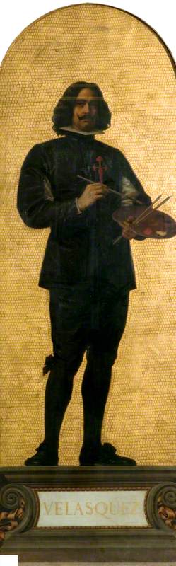 Diego Velázquez (1599–1660) (design for a mosaic in the Victoria and Albert Museum), 1871, Edwin Long