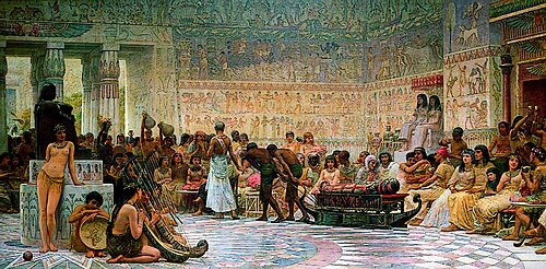 An Egyptian Feast, 1877, Edwin Long