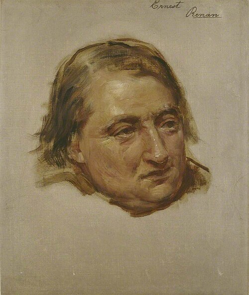 Study for the Portrait of Ernest Renan, 1880, Edwin Long