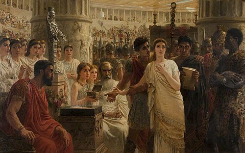 Diana or Christ?, 1881, Edwin Long