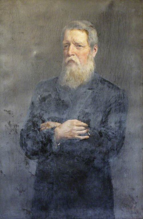 Sir Stafford Northcote (1818–1887), 1st Earl of Iddesleigh, 1882, Edwin Long
