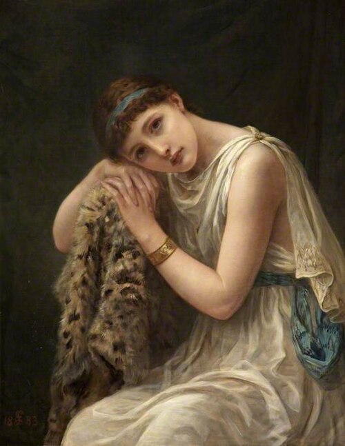 Glauke: Pensive, 1883, Edwin Long