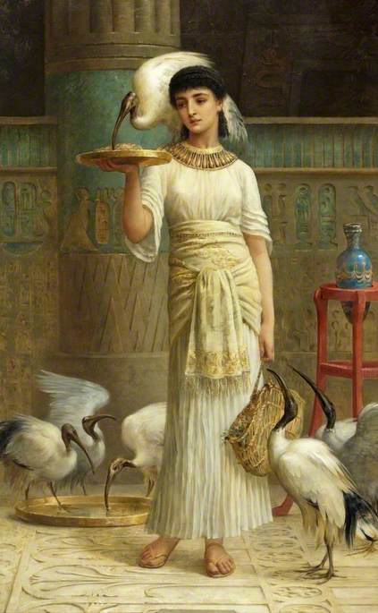 Alethe, Attendant of the Sacred Ibis, 1888, Edwin Long