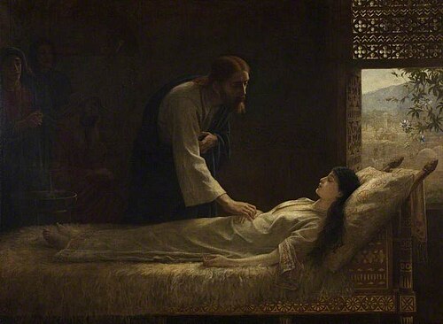 The Raising of Jairus' Daughter, 1889, Edwin Long