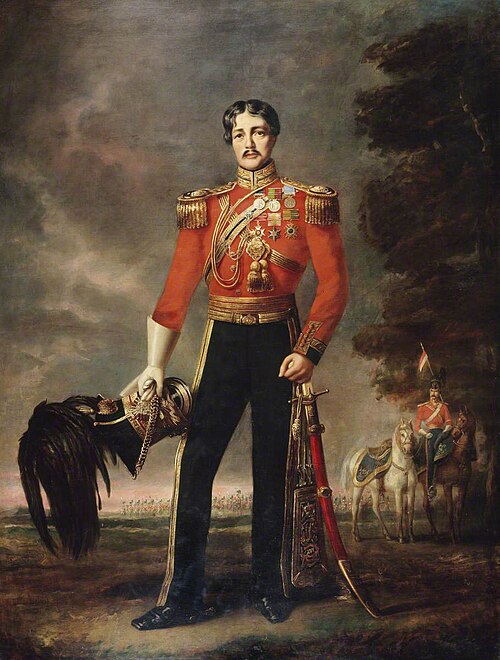Lieutenant-Colonel George James Mouat MacDowell, CB, 16th (The Queen’s) Regiment of Light Dragoons (, 1848, Edwin Long