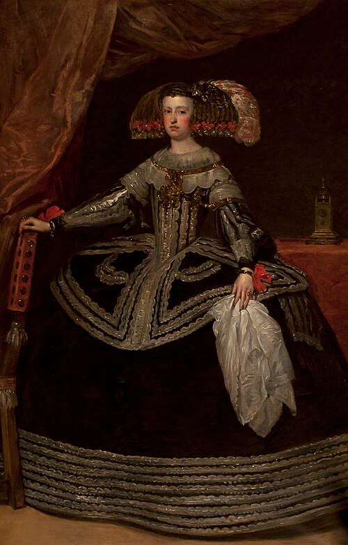 Doña Mariana of Austria (1634–1696) (after Diego Velázquez), , Edwin Long