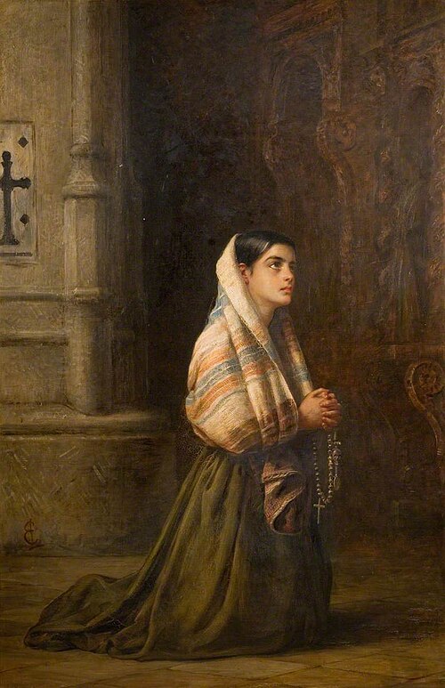 At Prayer, , Edwin Long
