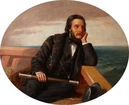 Edward Ward, 4th Viscount Bangor (1827 - 1881) on a Yacht, 1850, Edwin Long