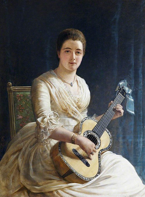 Mary Dickinson, Viscountess Clifden of Gowran (1853-1921), 1885, Edwin Long