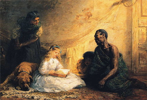 Uncle Tom and Little Eva, 1866, Edwin Long