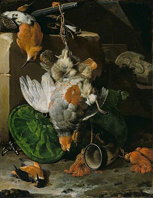 Dead Bird, 1665, Melchior de Hondecoeter