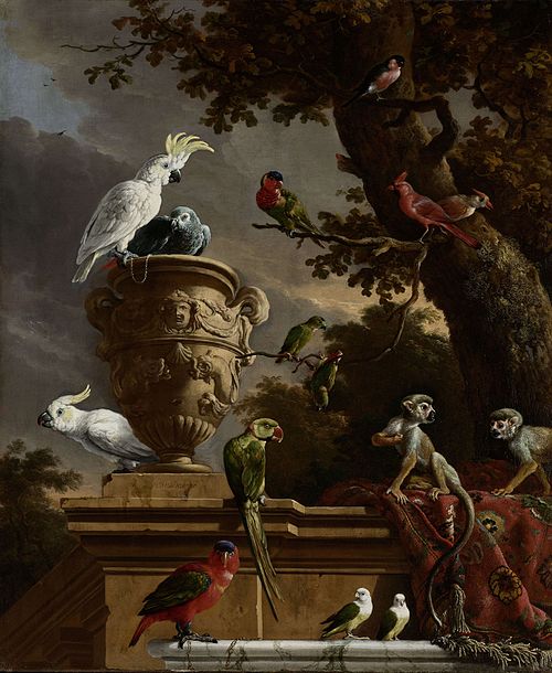 The Menagerie, 1690, Melchior de Hondecoeter