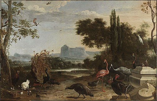 Vogelpark, 1675, Melchior d'Hondecoeter