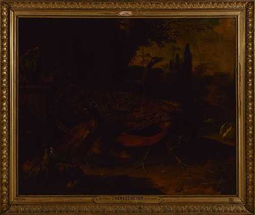 Oiseaux dans un parc, 1685, Melchior de Hondecoeter