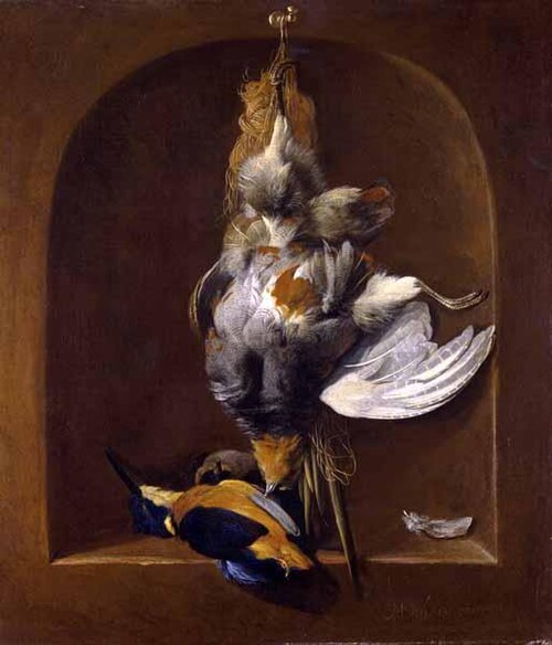 Still Life with Birds, , Melchior de Hondecoeter