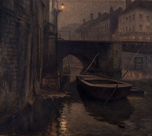 View_of_the_Vleeshuisbrug_in_Ghent, 1906, Edgar Bytebier