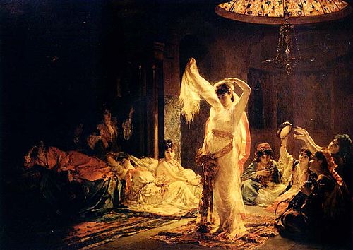 The Sultan's amusement, 1850, Édouard Frederic Wilhelm Richter