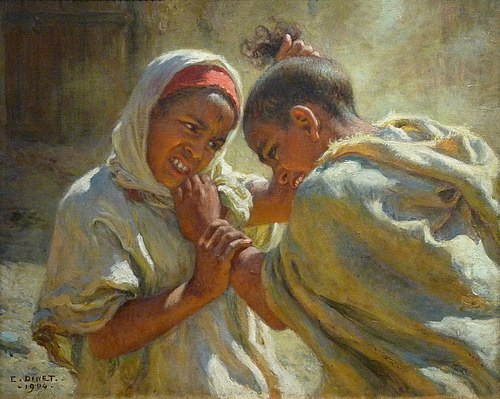 La dispute, 1904, Étienne Dinet