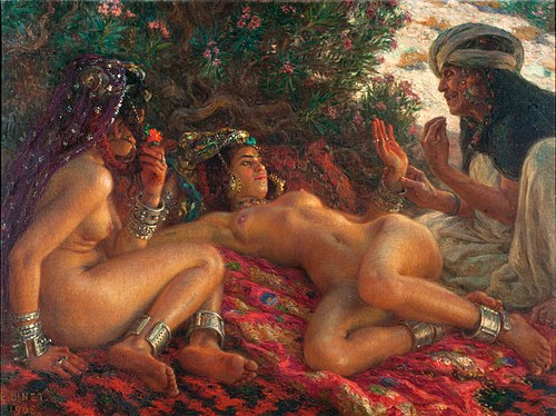 La mensajera de Satanas, 1908, Étienne Dinet