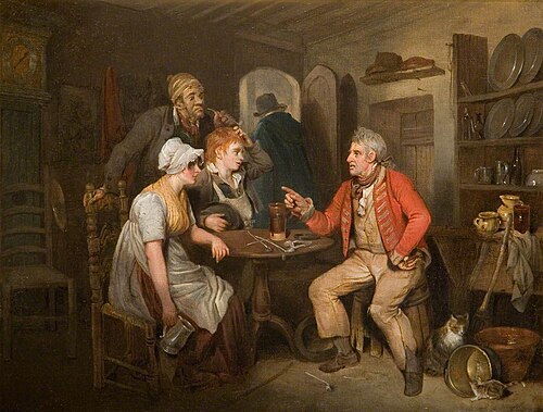 The Old Soldier's Story, 1808, Edward Bird