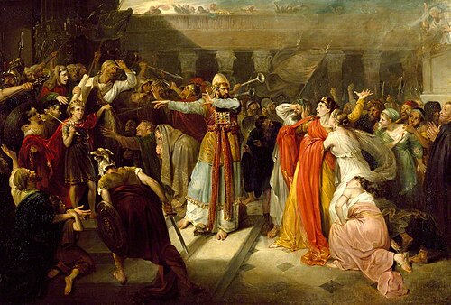 Proclaiming Joash King, 1815, Edward Bird