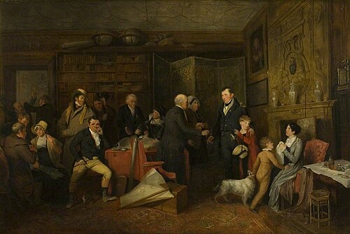 The Reading of the Will Concluded, 1811, Edward Bird