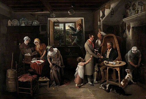 The Departure for London, 1815, Edward Bird