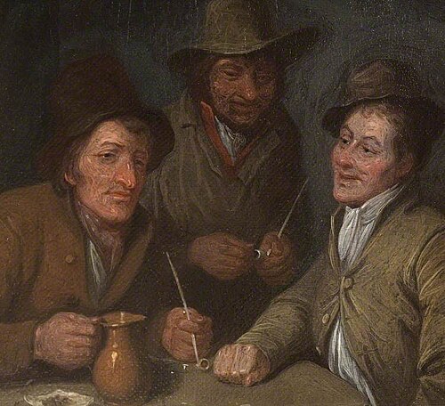 Three Men Conversing, , Edward Bird