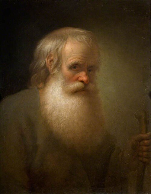 Old Bearded Man, , Edward Bird