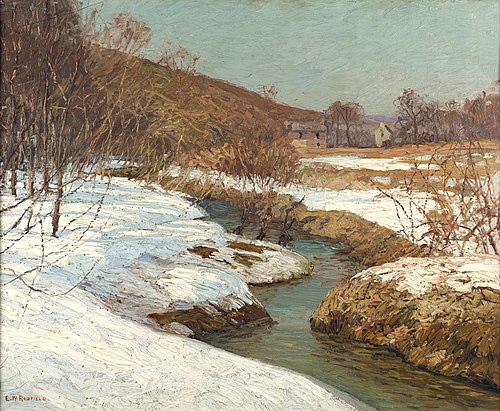 Meadow Brook, 1918, Edward Redfield