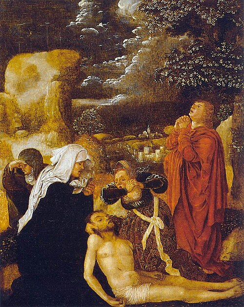 La lamentation sur le corps du Christ mort, 1510, Ulrich Apt