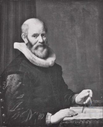 Portrait de Cornelis Danckerts de Rij, maître maçon de la ville (Amsterdam 1561 - 1634), père du pei, 1634, Peeter Danckers de Rij